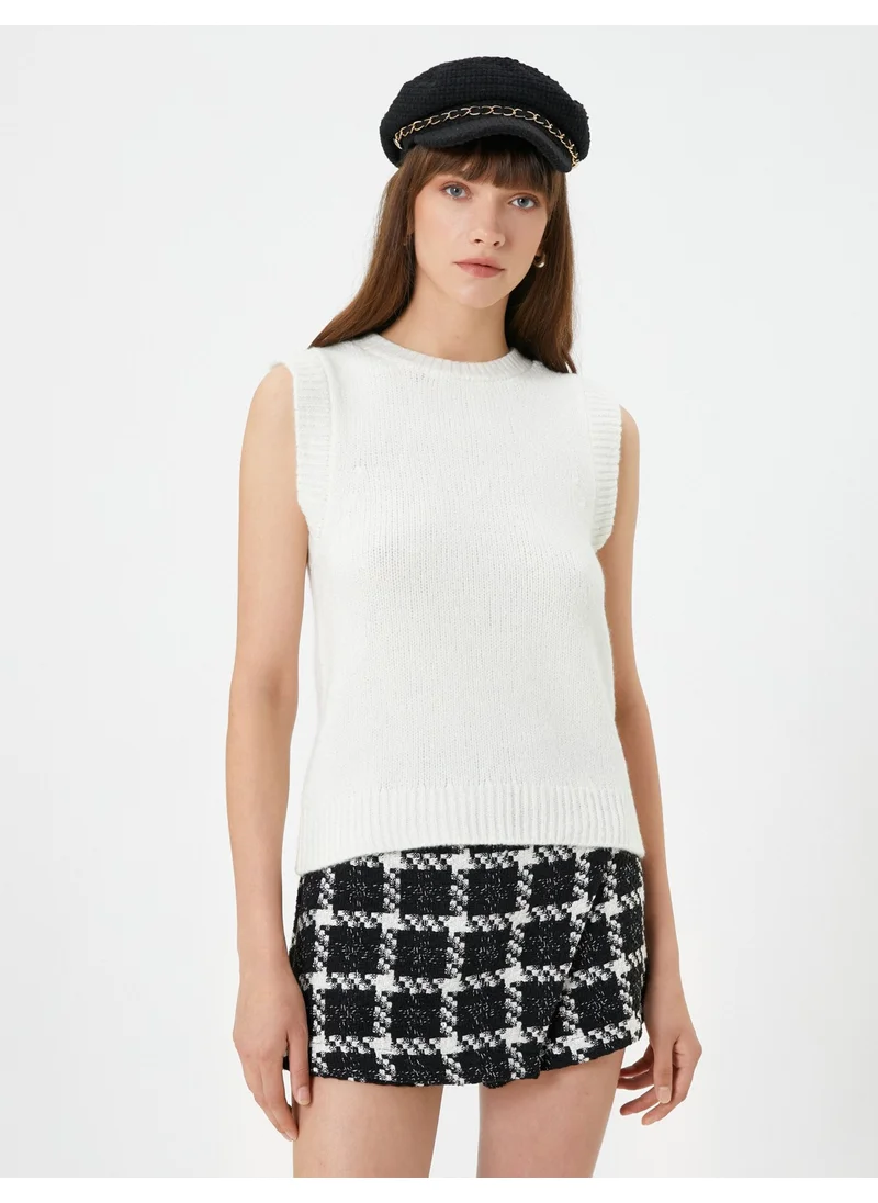 كوتون Knitwear Blouse Half Turtleneck Ribbed
