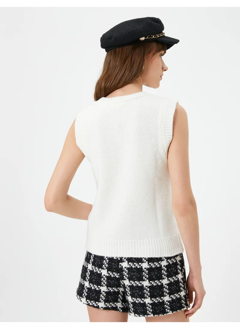 كوتون Knitwear Blouse Half Turtleneck Ribbed
