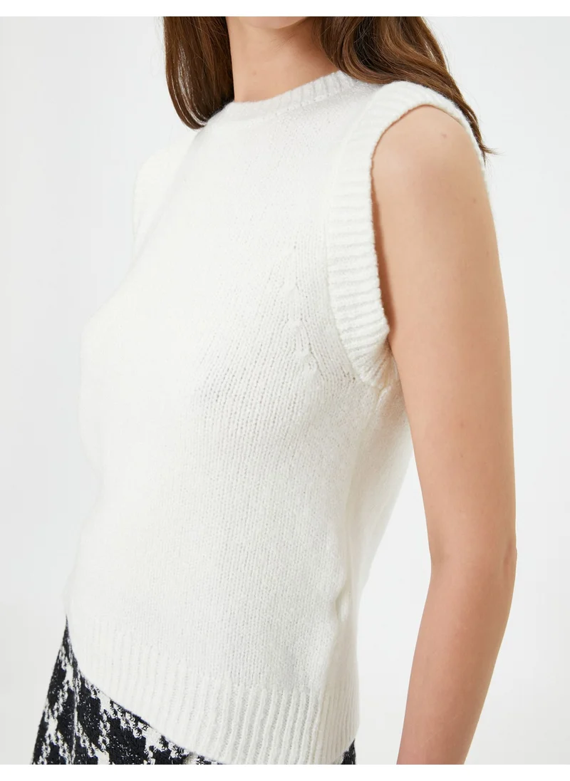 كوتون Knitwear Blouse Half Turtleneck Ribbed
