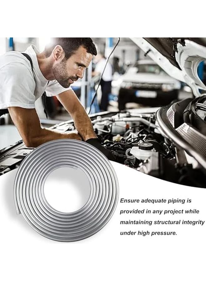 25FT 3003 Grade Aluminium Coiled Tubing Hard Tube 3 8 Oil Lines Hose For Refrigeration - Image 3