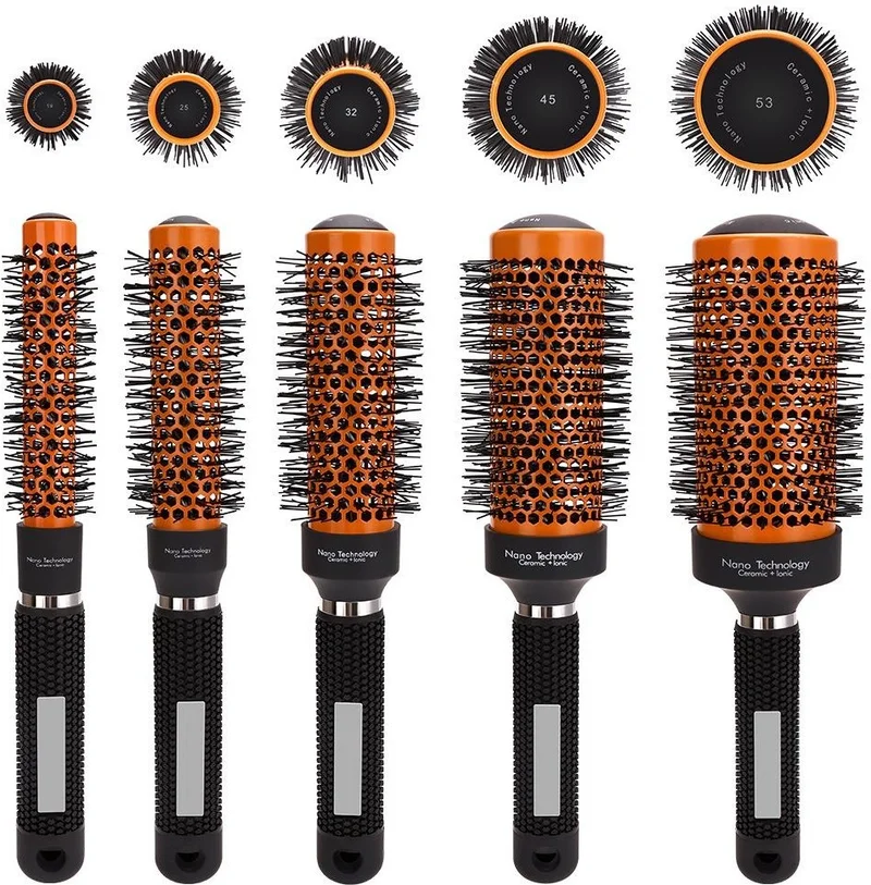 Valkyrie 45MM Nano Technology Ceramic + Ionic Thermal Blow Dryer Hair Brush Salon Type Professional