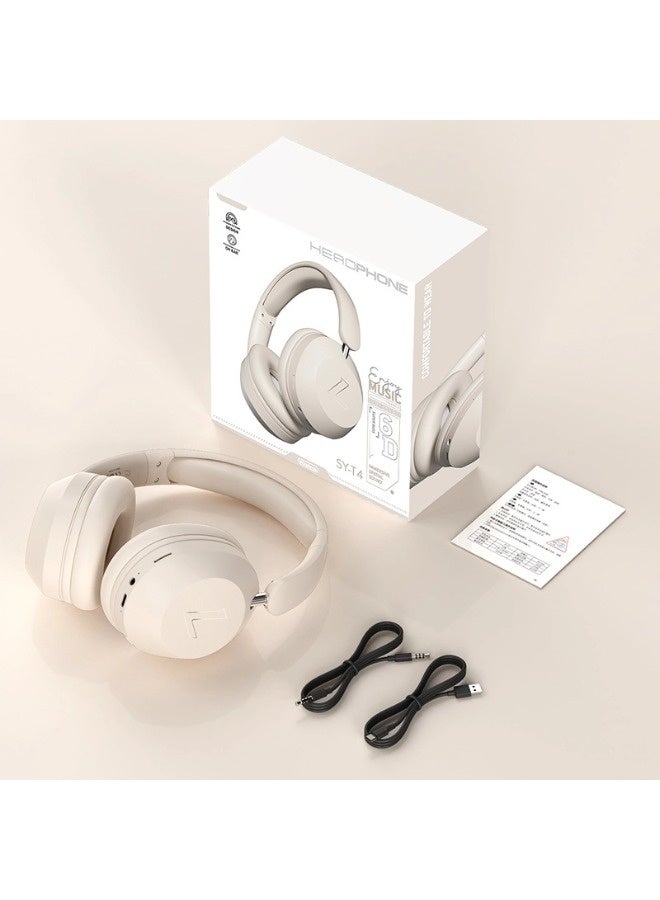 شيبشيب سماعات رأس بلوتوث فوق الأذن، سماعة ألعاب لاسلكية بعمر بطارية طويل مع ميكروفون، صوت هاي فاي، زمن استجابة منخفض لأجهزة الكمبيوتر والهواتف المحمولة - Image 5