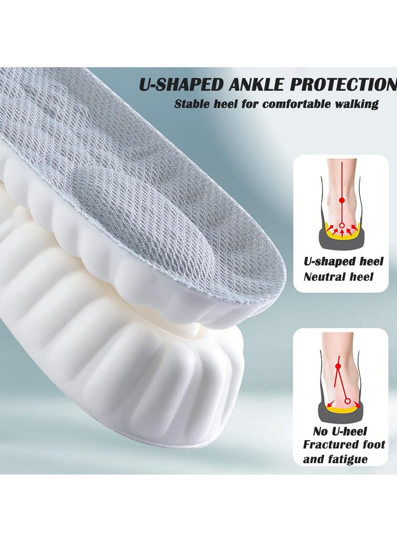 BreeJooy Height Increase Insoles Air Cushion Taller Shoe Insoles Heel Insert for Men and Women,Heel Cushioning Shock Absorption,Relieve Foot Pain 1 Pair  - Image 4