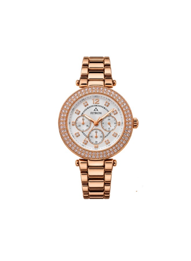 FITRON No. 6085L  — Japan Quartz Stainless Steel Watch - Image 1