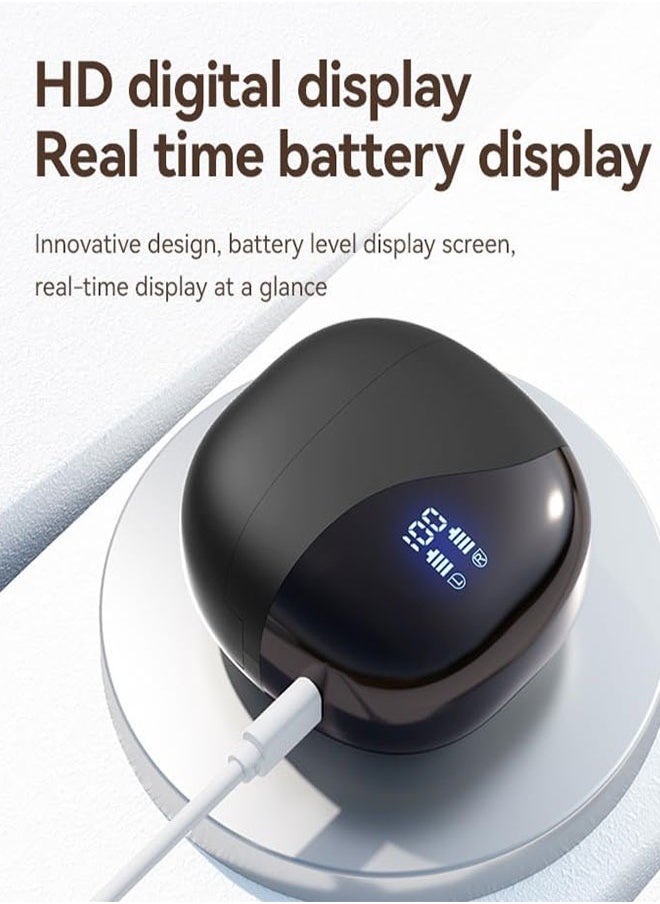 Monster - Open Bone Conduction True Wireless Bluetooth Headset, New Earbuds for Comfortable Wearing with Microphone, Noise Cancellation, Waterproof, Black - Image 1