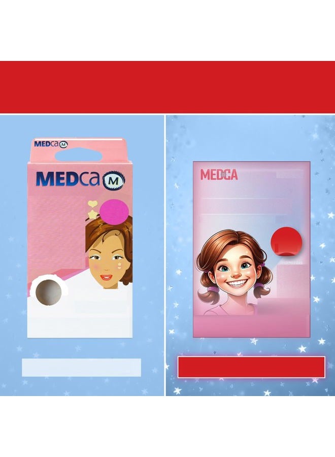 MEDca لصقات حب الشباب للوجه - ضمادات هيدروكوليد (112 قطعة) لصقات البثور للوجه على شكل قلوب ونجوم، علاج موضعي لحب الشباب للعناية بالوجه والبشرة، لصقات تخفي البثور وحب الشباب والرؤوس السوداء - Image 3