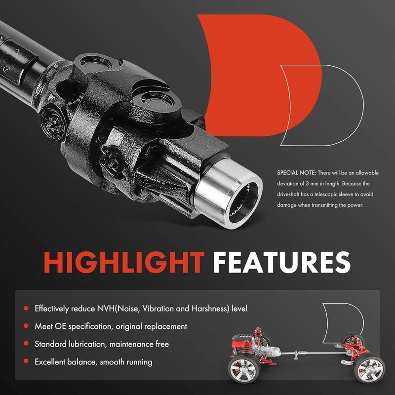 A-Premium Rear Drive Shaft Assembly for Jeep Wrangler JL - Image 4