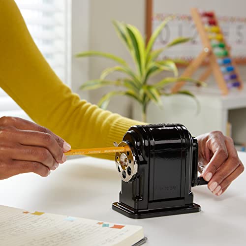 X-ACTO 1001 Ranger 55 Classroom Manual Pencil Sharpener Black - Image 4