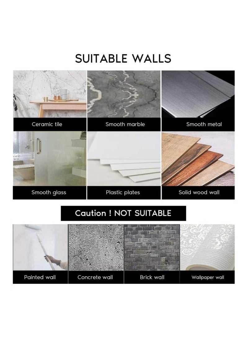 4 Piece Towel Hooks/Adhesive Hooks  Brushed Silver Wall Hooks for Hanging Coat  Hat Towel Robe Hook  Bathroom and Bedroom  Stainless Steel - Image 5