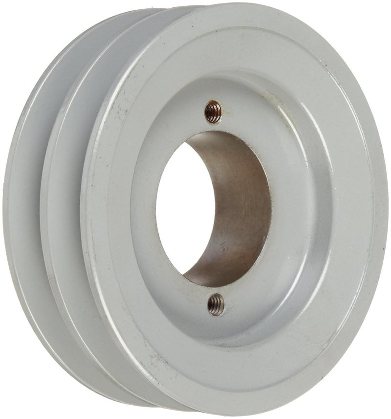 TB Woods 2AK44 FHP QT Bushed V-Belt Sheave, A Belt Section, 2 Grooves, QT Bushing required, Cast Iron, 4.25" OD, 5890 max rpm - Image 1