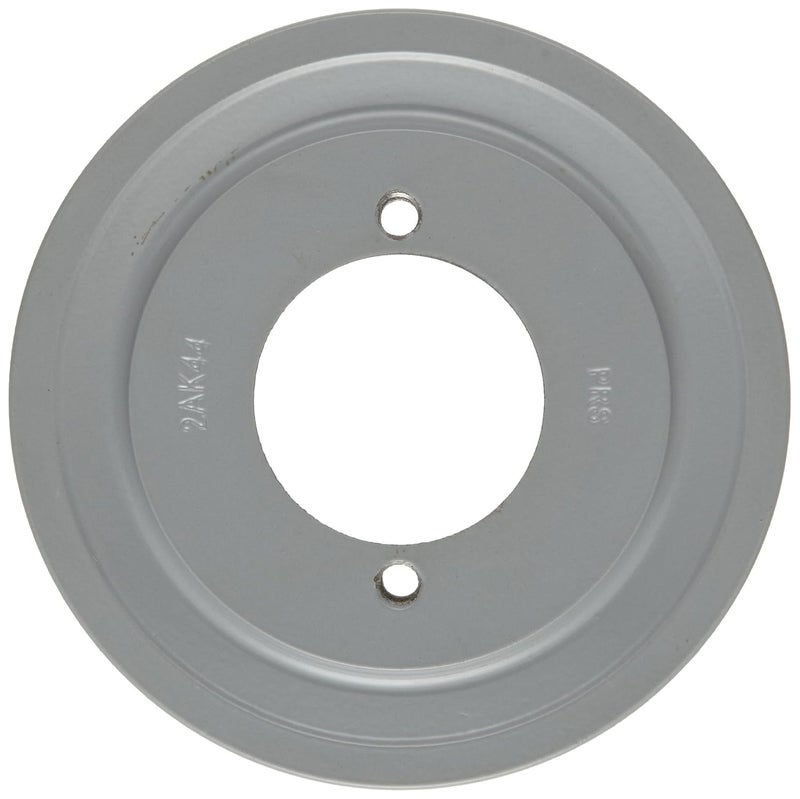TB Woods 2AK44 FHP QT Bushed V-Belt Sheave, A Belt Section, 2 Grooves, QT Bushing required, Cast Iron, 4.25" OD, 5890 max rpm - Image 2