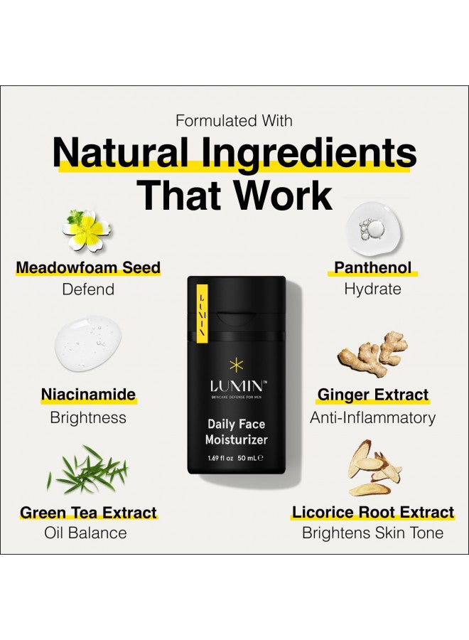 LUMIN Lumin Face Moisturizer Men, Mens Face Lotion, Mens Skin Care, Men Face Cream, Face Lotion Men, Mens Face Moisturizer, Facial Lotion Men, Face Cream Men, Mens Moisturizer Face - Image 1