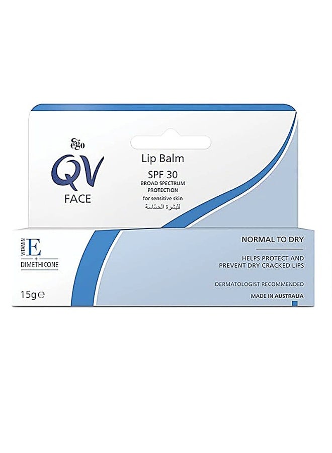 EGO QV FACE LIP BALM SPF30 15G - Image 2