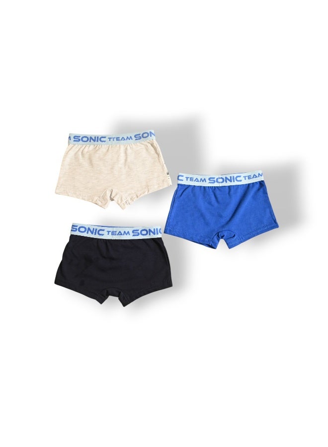 SONIC SONIC 3PCS BOYS BOXER , 65%polyester,35%cotton  - Image 4