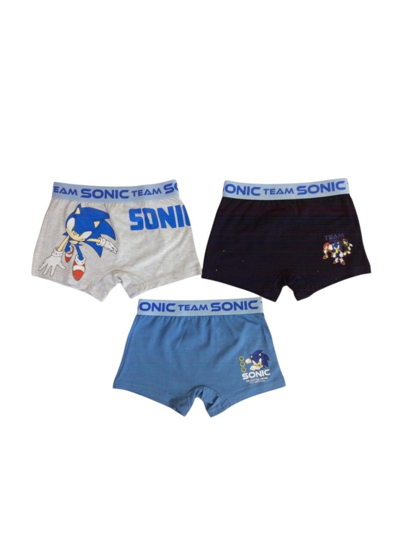SONIC SONIC 3PCS BOYS BOXER , 65%polyester,35%cotton  - Image 3