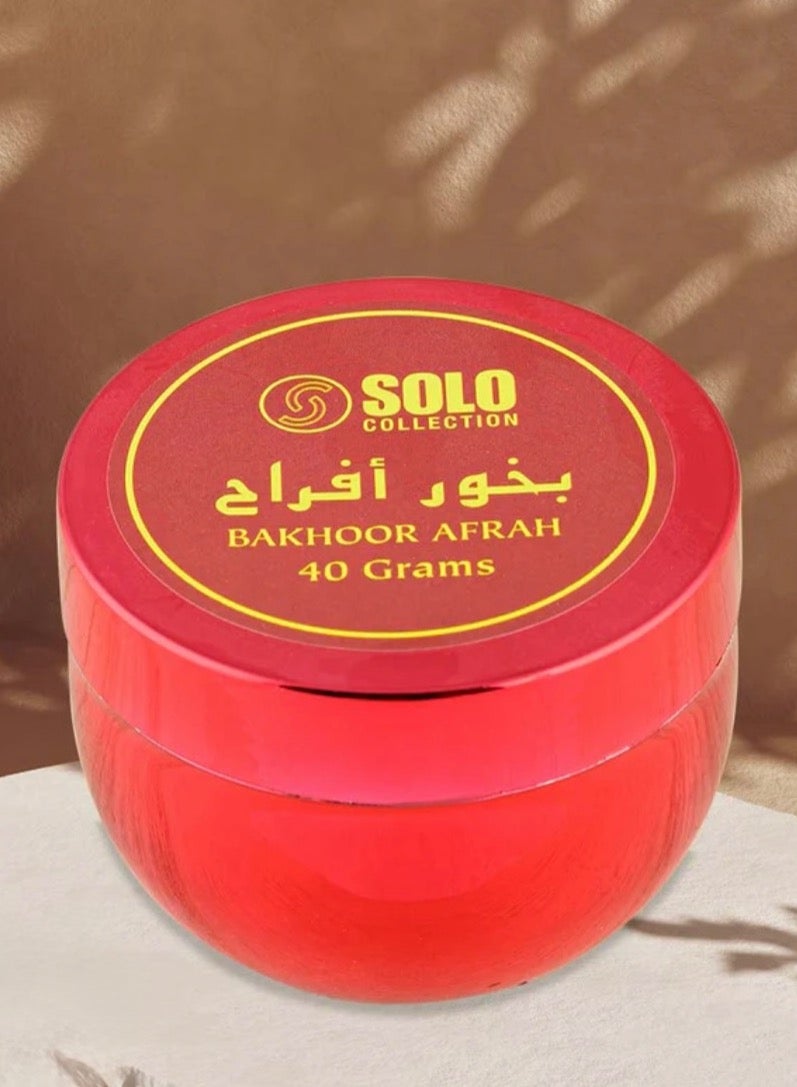 solo collection bakhoor afrah 40g