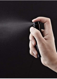 KASTWAVE travel cologne bottle, 5PCS 8ml Travel Perfume Atomizer Refillable, Mini Cologne Spray Bottle Empty, Small Aftershave Sprayer for Liquid Dispenser (Black)  - Image 2