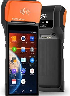 SUNMI V2 Pro Your All-in-One Smart POS Terminal - Receipt Printer, Speaker, Camera and Barcode Scanner, Handheld PDA Printer, Android 7.1, 4G, WiFi and Bluetooth Enabled for Seamless Connectivity.