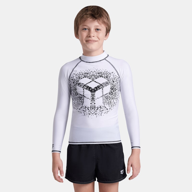 arena Kids' Graphic Swimming Rashguard - Image 1