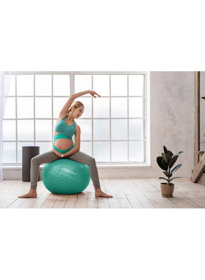 COMFY MOM Belly Band for Pregnancy, Pregnancy Belly Support Band - Maternity Belt for Back Pain. Adjustable/Breathable Belly Support for Pregnancy. (Dark Mint/Small) - Image 5