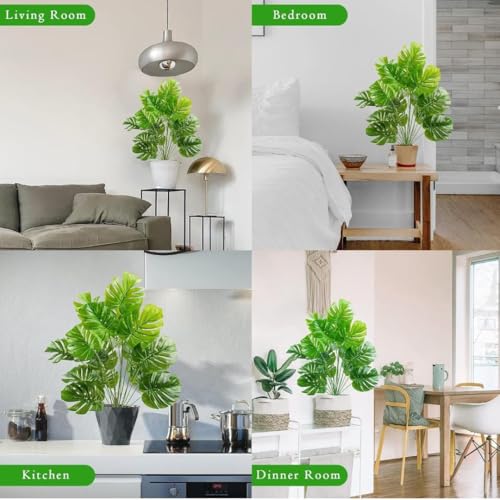 VRB DecTM 2 Pcs Artificial Areca Palm Leaf for Bouquets Office Decor/Gifting Flower Sticks for Home Decoration | Faux Flowers for Vases|Decoration Items for Living Room|Diwali (2 Pcs Palm Leaf Bunch) - Image 4