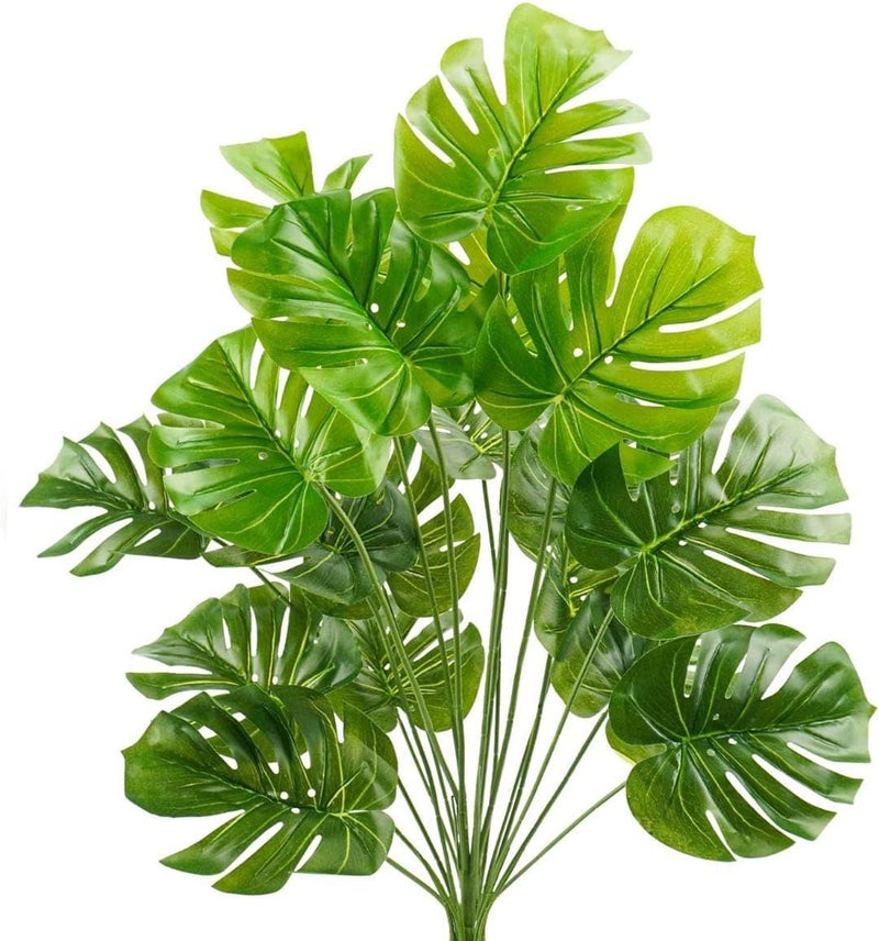 VRB DecTM 2 Pcs Artificial Areca Palm Leaf for Bouquets Office Decor/Gifting Flower Sticks for Home Decoration | Faux Flowers for Vases|Decoration Items for Living Room|Diwali (2 Pcs Palm Leaf Bunch) - Image 1