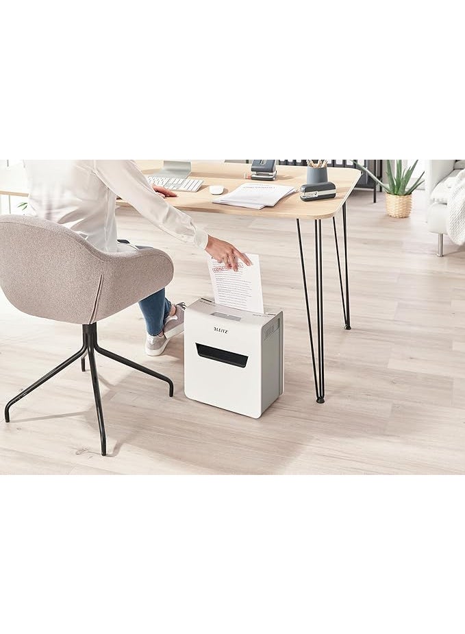 Leitz IQ Protect Premium 6X, Personal Manual Shredder, 7-6 Sheets (70-80 gsm), Fragment Cutting, P-4 Safety, 10 Litre Capacity, 80900000 Brand: Leitz - Image 2