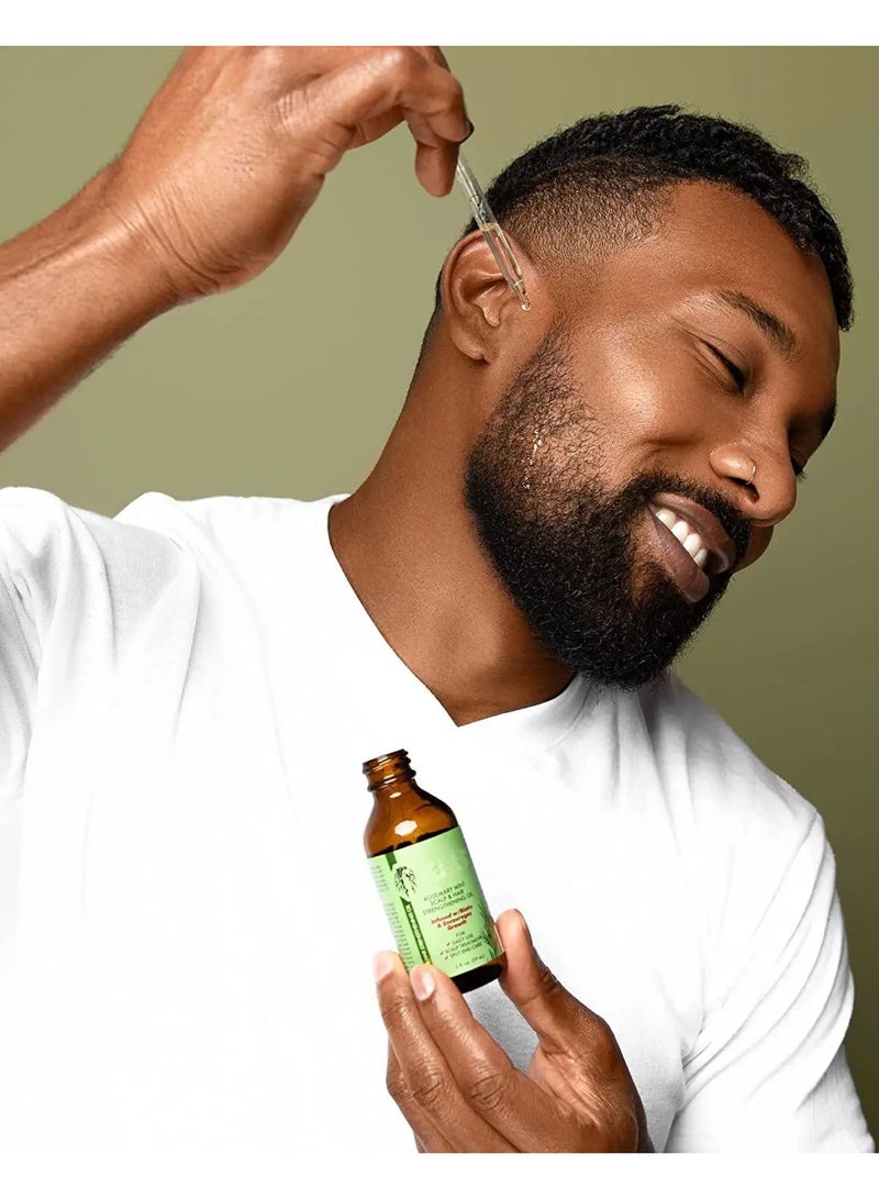 DubaiGallery Rosemary Oil For Hair Essential Oil 7 Days Hair Serum Ginger Healthy Hair Penetrates Root To Tip Revitalizes Hair Care - Image 4