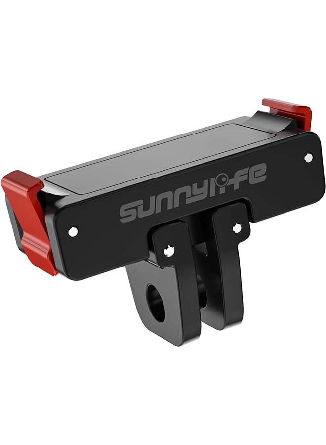 Sunnylife Multifunctional Foldable Magnetic Quick Release Mount Adapter for DJI Osmo Action 5 Pro/Action 4/3/2 Camera  - Image 1