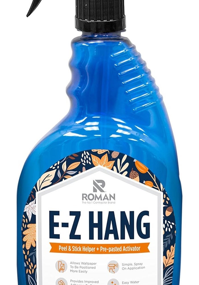 Roman Products 011015 E-Z Hang Peel & Stick Wallpaper Helper + Pre-Pasted Activator - Image 1