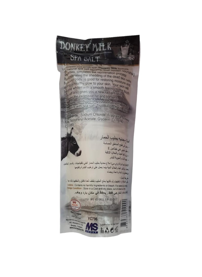 YC YC donkey milk spa salt enriched vitamin E youthful & Radiant 300g  - Image 3