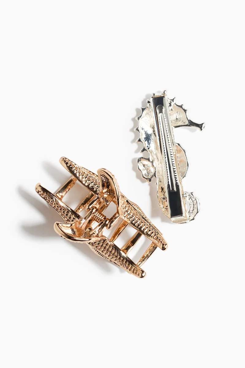H&M  2-pack sea-themed hair accessories for Women | Best Price UAE