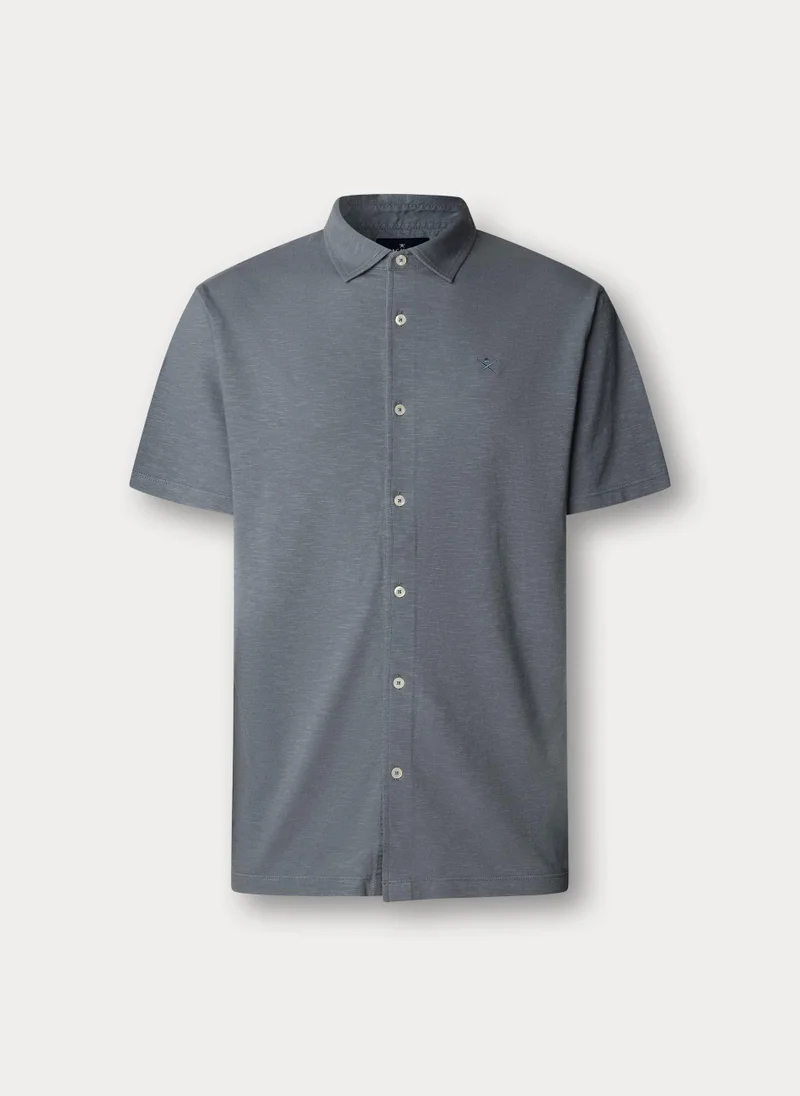 هاكيت COTT LINEN SHIRT POLO