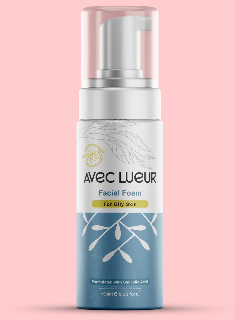 Avec Lueur Facial Foam for Oily Skin 