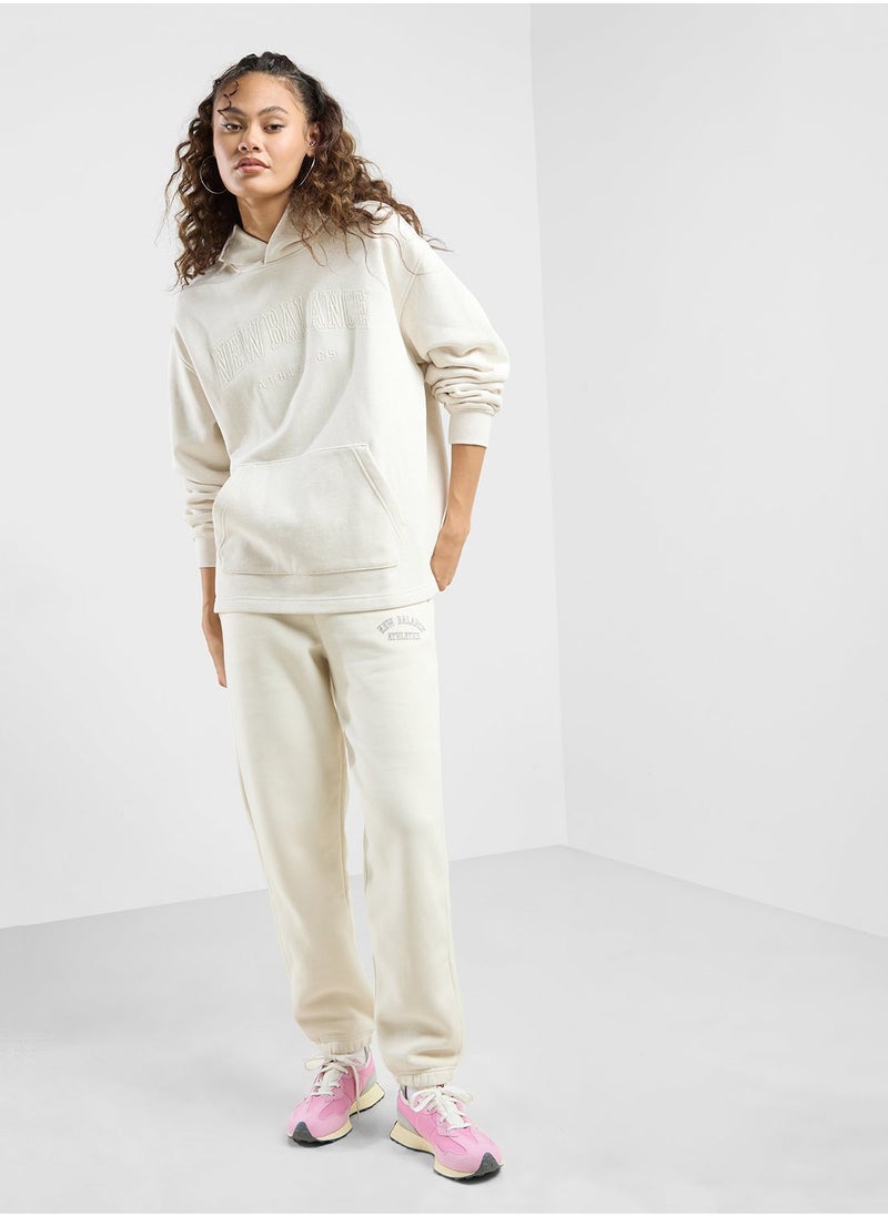 New Balance Embossed Graphic Fleece Hoodie - Image 4