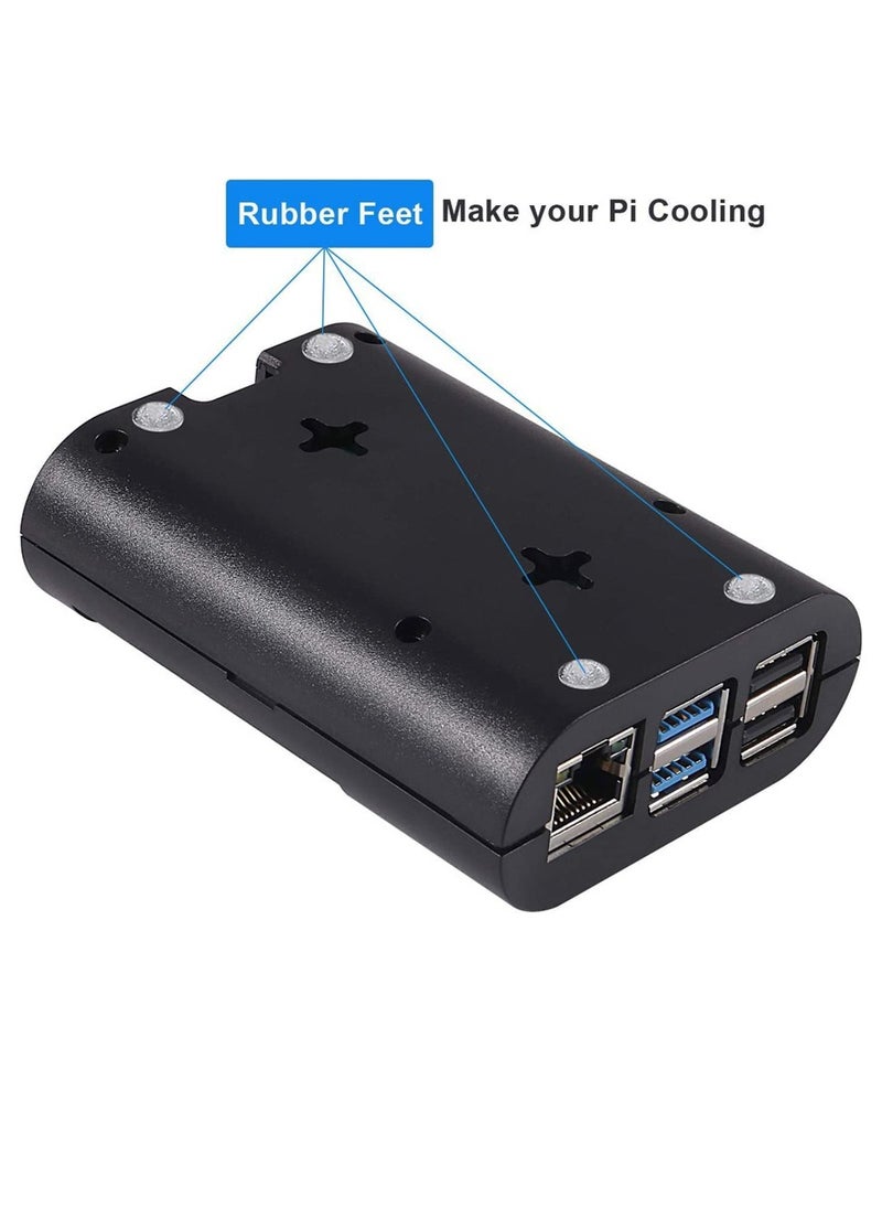 Generic Raspberry Pi 4 Case, Raspberry Pi Case with Cooling Fan, Raspberry Pi 4 Heatsink for Raspberry Pi 4 Model B, Pi 4B, Pi 4  - Image 5