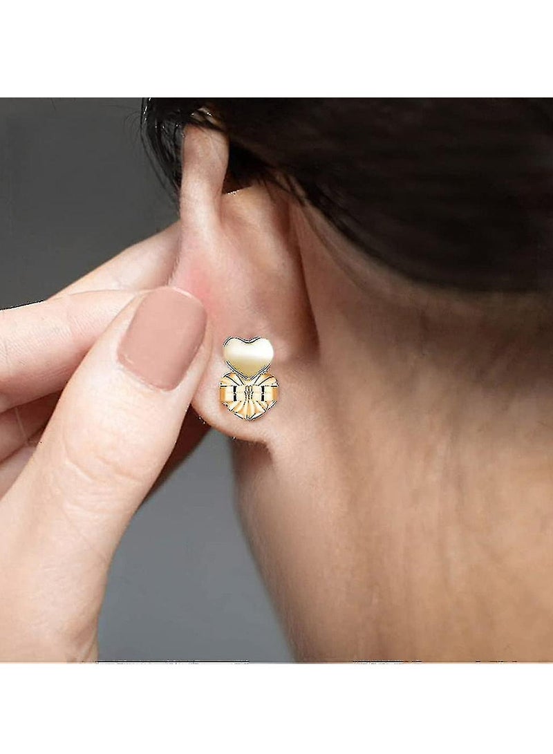 أسيف 3 أزواج من رافعات الأقراط، مساند أقراط قابلة للتعديل للأقراط الثقيلة - Image 3