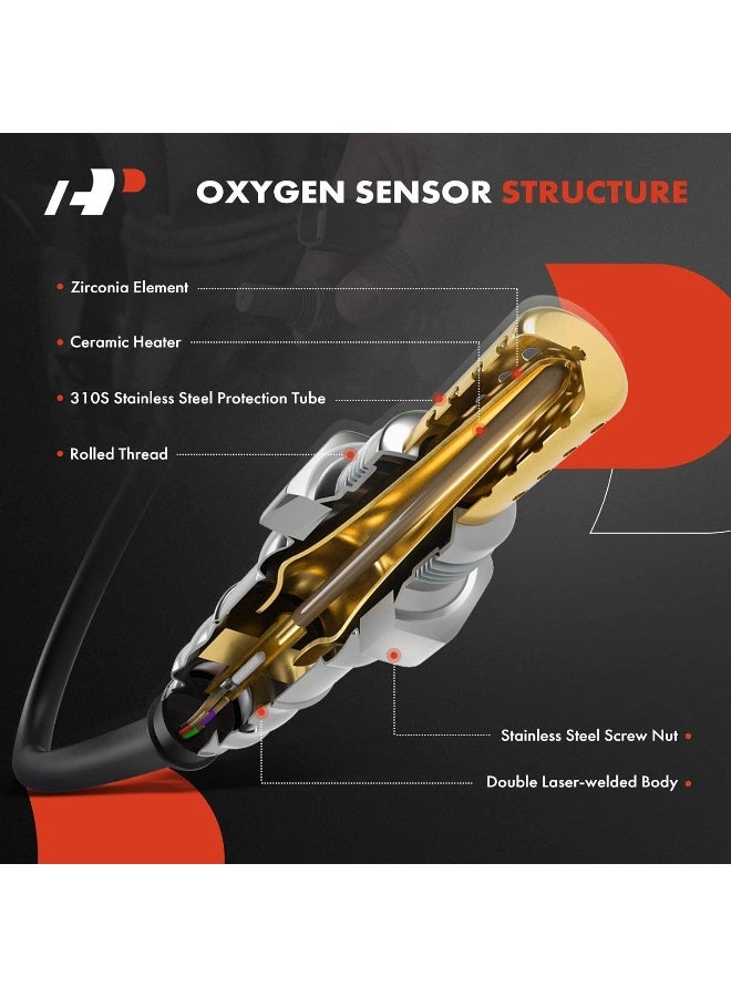 O2 Oxygen Sensor Compatible With Ford Explorer 2011-2019, Fusion 2011-2012, Taurus 2011-2019, Edge 2011-2014, Transit-150 250 350 & Lincoln Mks, Mkt, Mkx & Mazda 6, Cx-9 & Mercury Milan