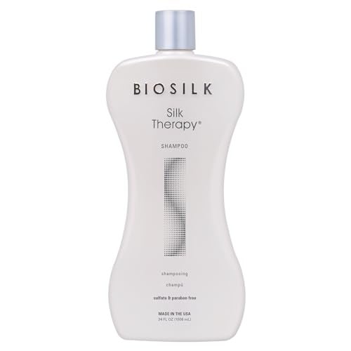 BioSilk Silk Therapy Shampoo Gentle Hair Cleanser Delivers Healthy  Shiny Hair Great For All Hair Types Sulfate Paraben  CrueltyFree 34 Oz