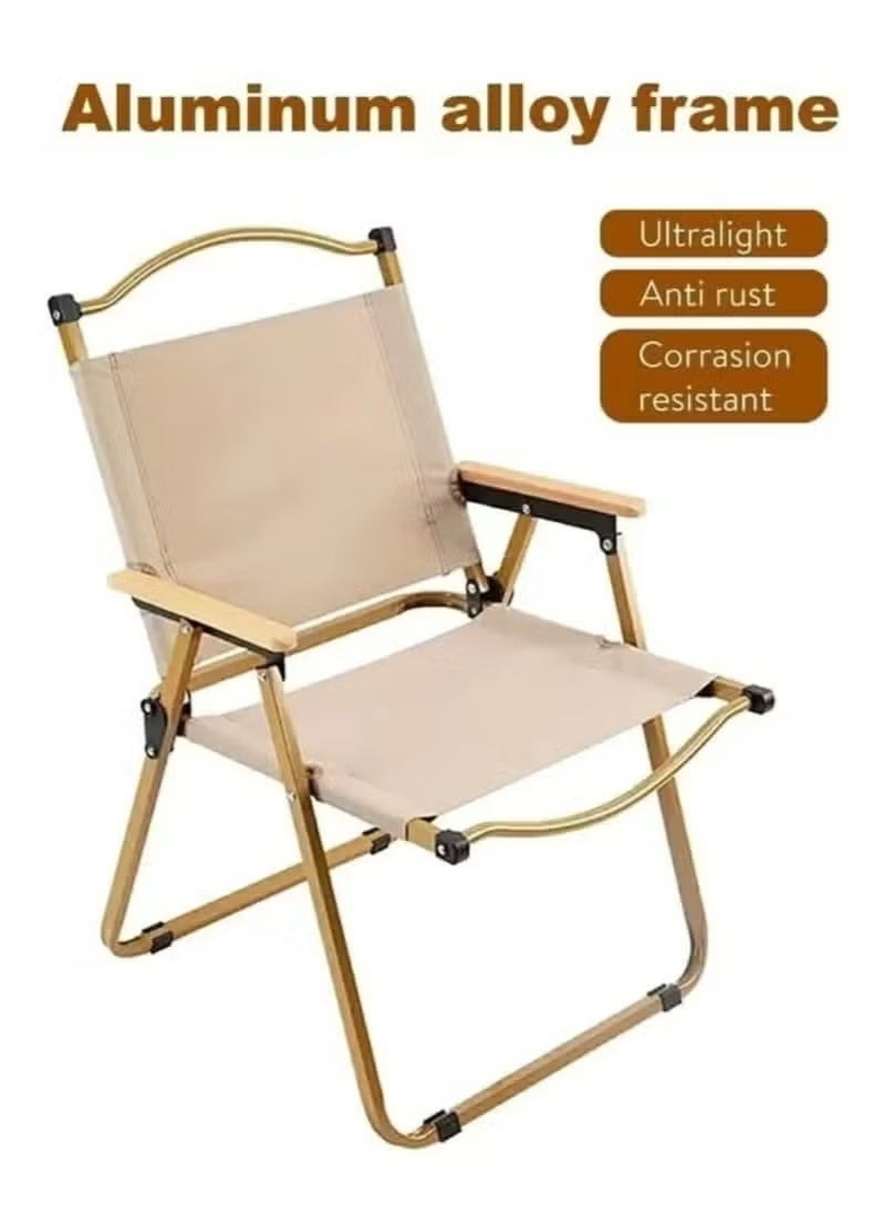 Oil Portable folding camping chair suitable for camping and hiking - Image 1