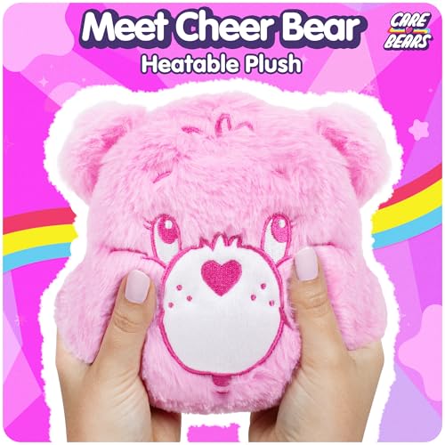 Care Bears Cheer Bear Heatable Plush Microwavable Soft Toy Warm Cuddly Stuffed Animal Cozy Plushie for Comfort Great Gift for Kids Adults - Image 5
