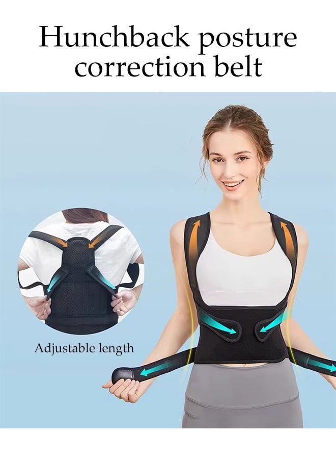 DUNISO Back Brace and Posture Corrector Adjustable Shoulder Back Straightener Breathable Hunchback Correction Improve Posture Back Pain Spine Corrector Support Belts - Image 2