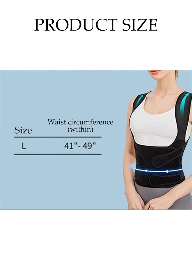 DUNISO Back Brace and Posture Corrector Adjustable Shoulder Back Straightener Breathable Hunchback Correction Improve Posture Back Pain Spine Corrector Support Belts - Image 5