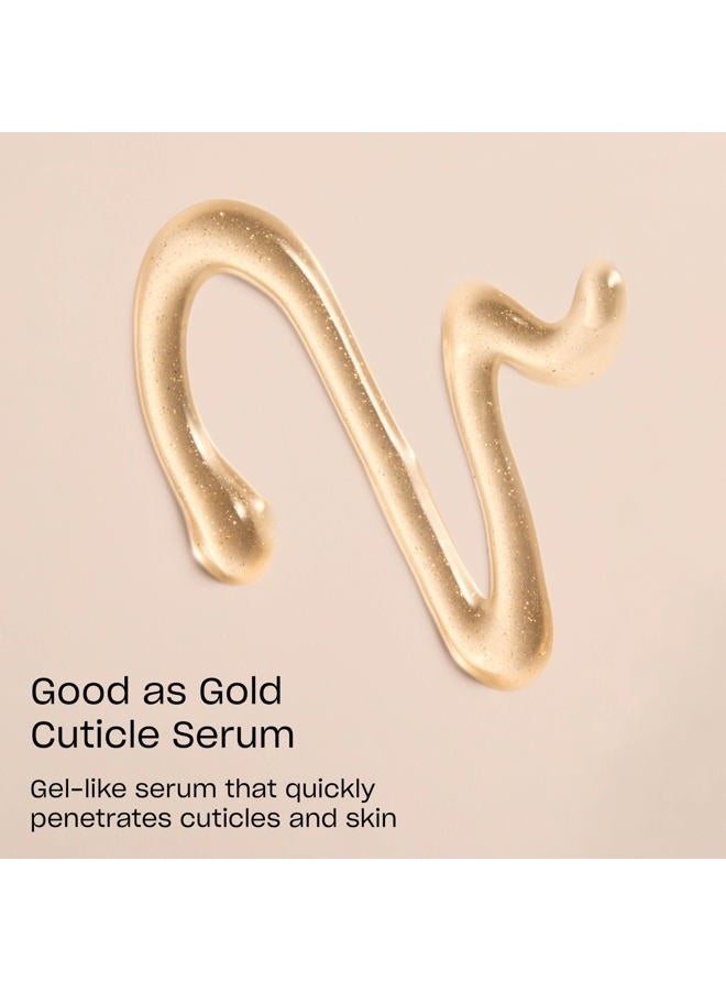 OPI Nature Strong Nails & Skin Good as Gold Cuticle Serum - Natural Nail Care | Repair for Nails | Cuticle Oil for Manicure, 7 ml - Image 2