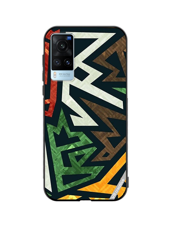 VR CREATIVE Protective Case Cover For Vivo X60 Art Design Multicolour - Image 1