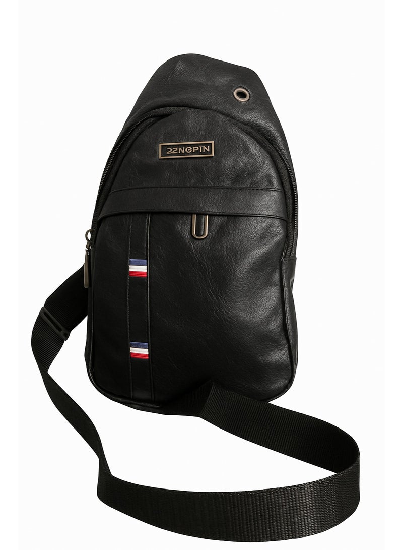 Sling Bags for Crossbody Small Leather Backpack Anti Theft Casual Chest Bag Travel Hiking for Men Women