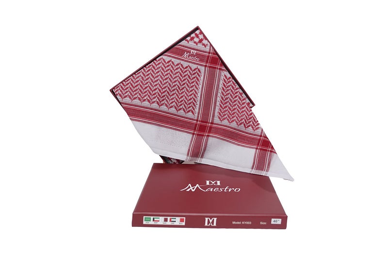 Maestro Shemagh Maestro AlShababi red KY003 - Image 2