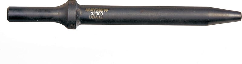 Mayhew Tools 32000 Pneumatic Taper Punch, 1/4" x 6", Black Oxide Finish - Image 1