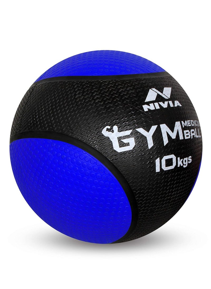 Nivia Medicine Ball| Assorted | Material : Rubber | For Workouts, Strength Training, Pilates Therapy and Balance Training | Anti-Slip Ball for Adults, Men and Wome - Image 2