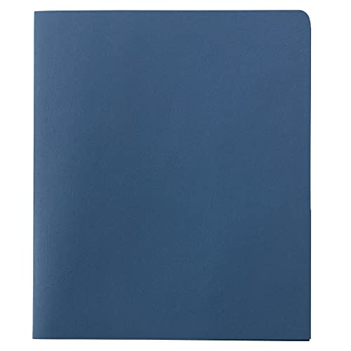Smead Two-Pocket Heavyweight Folder, Letter Size, Blue, 25 per Box (87852) - Image 2